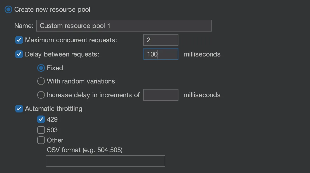 Burp Suite active scan resource pool